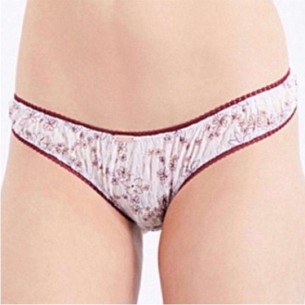 NWT Revolve Daydream Nation "On My Mind" Thong Underwear Blush XL